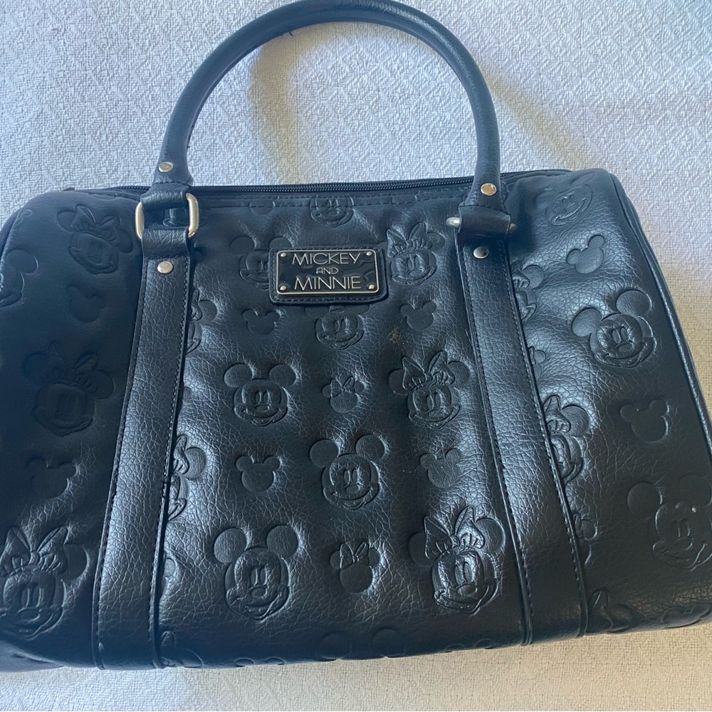 Mickey and Minnie Loungefly purse and matching wallet